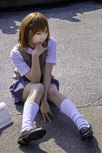 Anime cosplay Costume cute Asian Girl