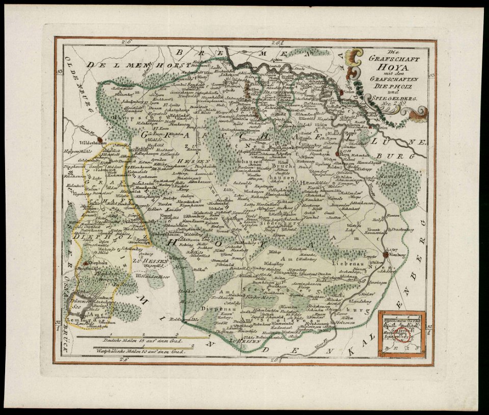 26 Die Reilly-Karten aus der Zeit um 1800