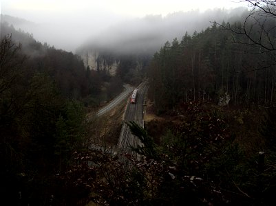 Entlang der Pegnitz Bahnstrecke Nürnberg Cheb