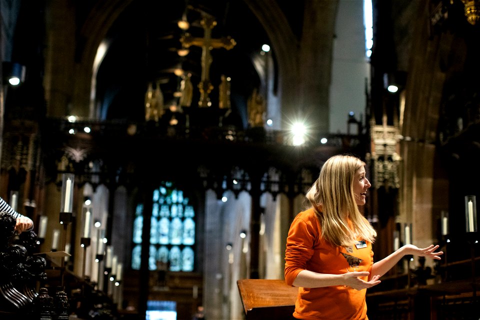 Schools workshop at Newcastle Cathedral photo