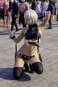 Anime cosplay Costume cute Asian Girl