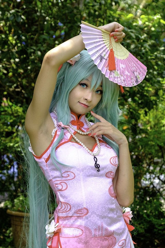Anime cosplay Costume cute Asian Girl