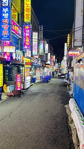 Nampodong shopping area in Busan, South Korea