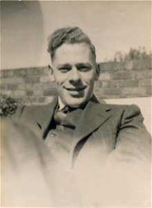 Dad at Home, Fishponds, Bristol 1940s photo