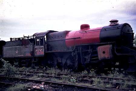Hughes 42765 at Woodham Bros, Barry 1973