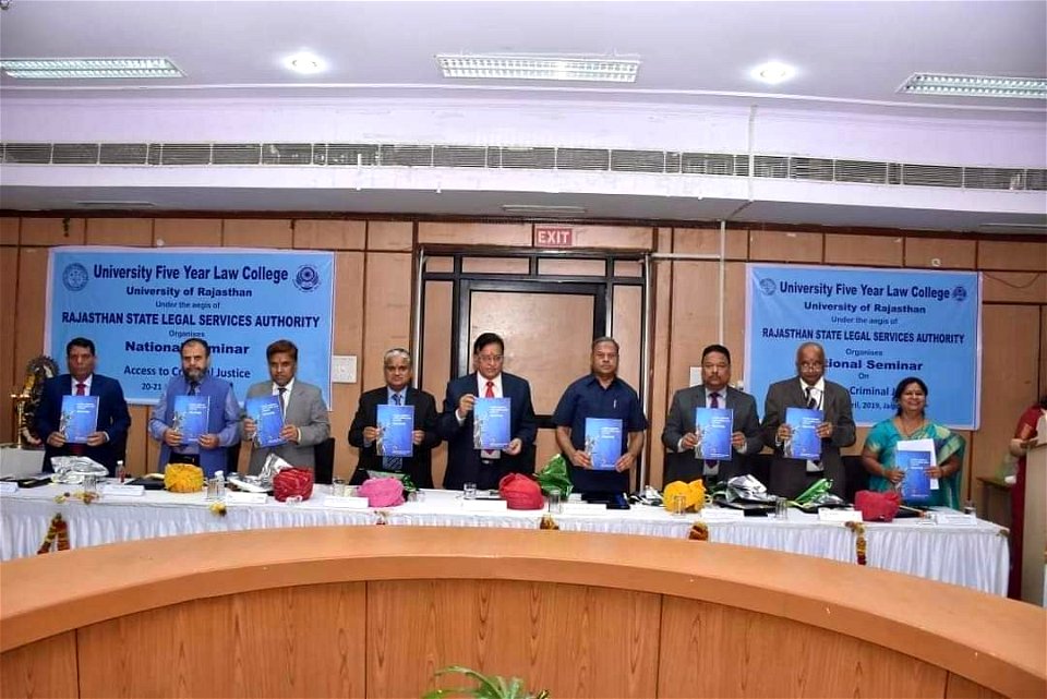 Prof. Govind Singh Rajpurohit with Vice Chancellor of University of Rajasthan