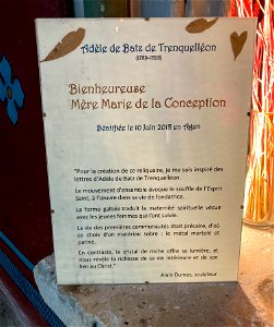 Reliquary artist statement: Agen Cathedral, Agen
