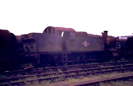 GWR 2-8-2T Locomotive No.7229, Barry 1973