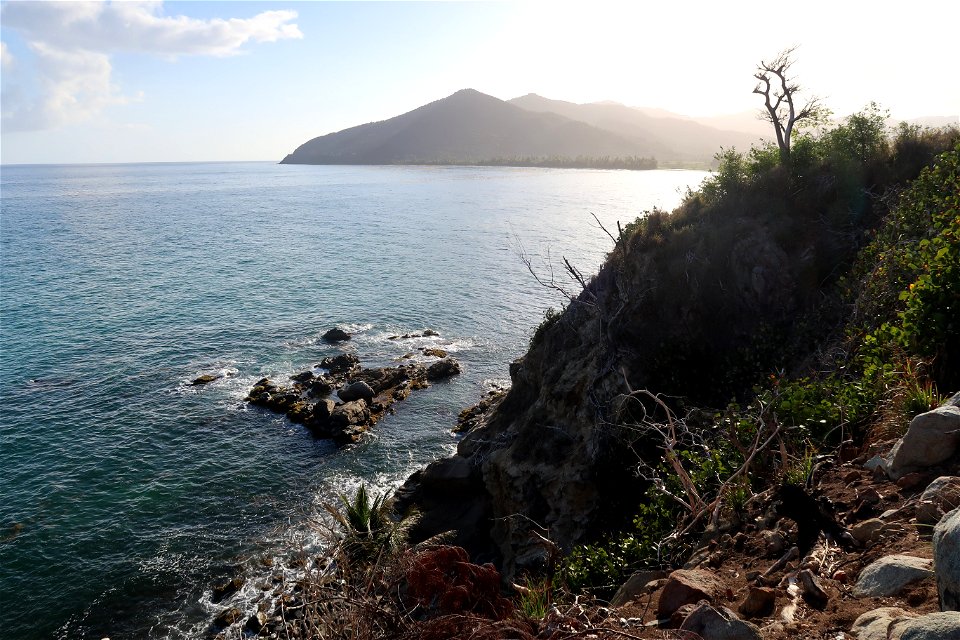 Ocean Rocks Punta Tuna Beach Wide