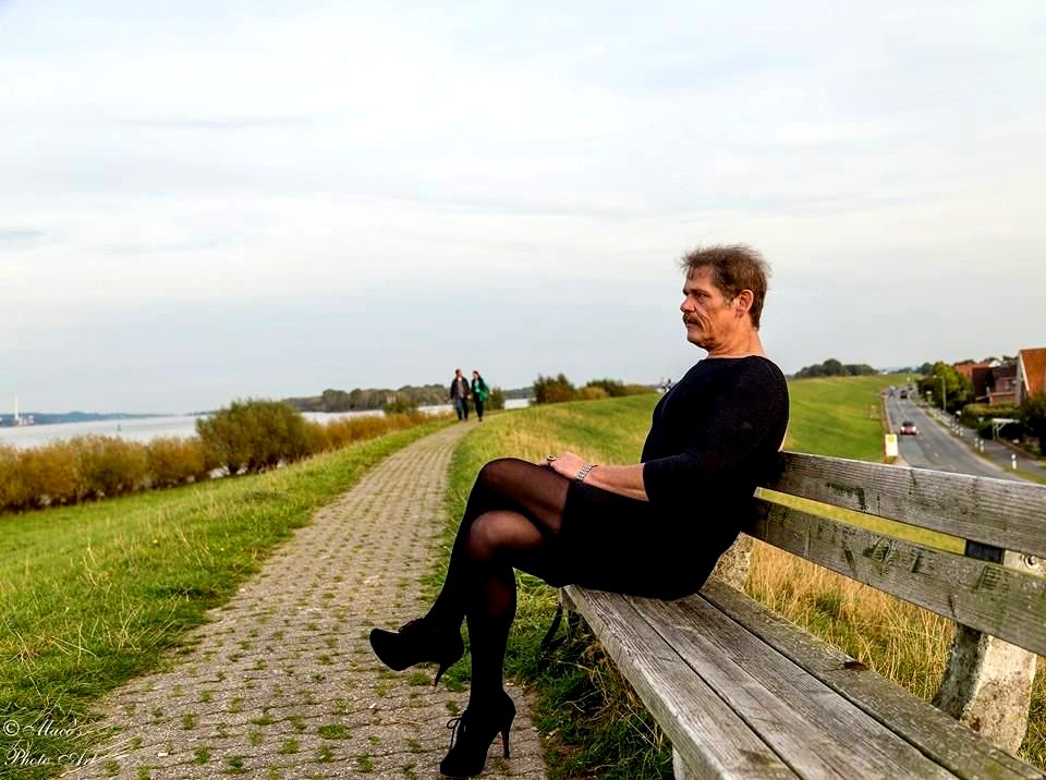Black semi opaque tights