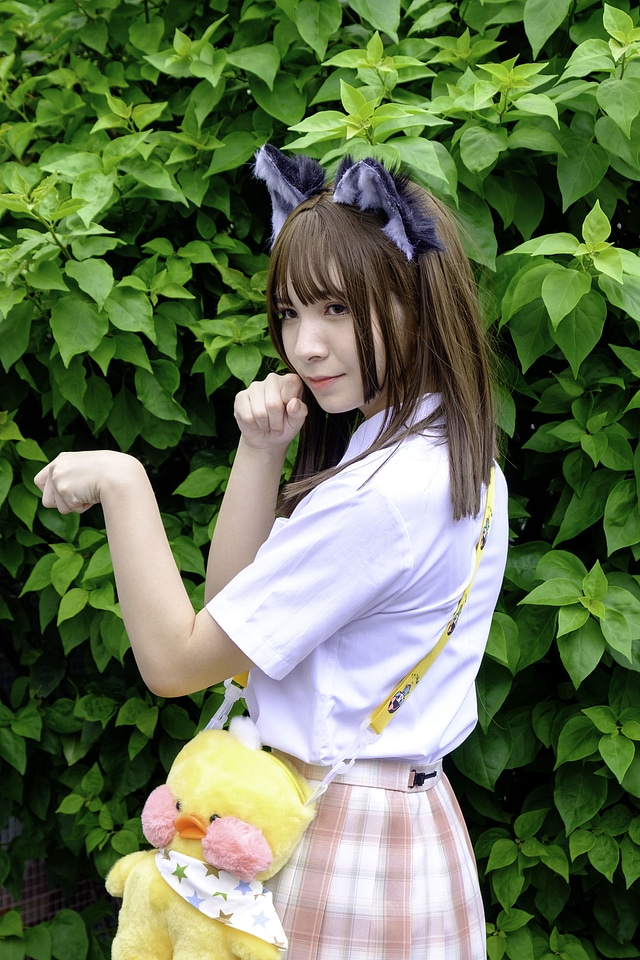 Anime cosplay Costume cute Asian Girl