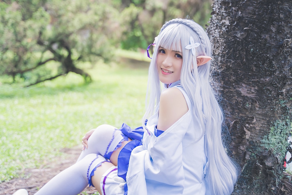 Anime cosplay Costume cute Asian Girl