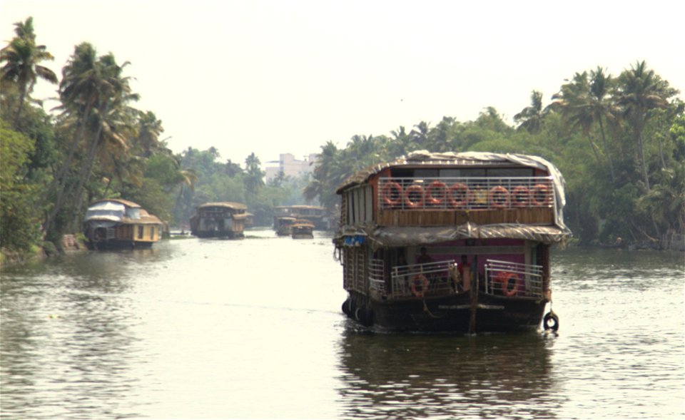 Houseboat, Kerala, India