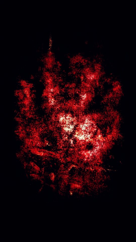 Bloody hand (well, not really)
