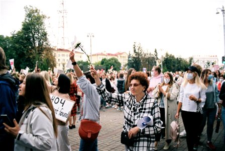 Protests in Minsk, Belarus photo