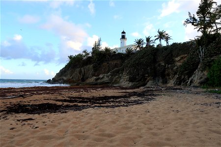 Punta Tuna Lighthouse from Beach photo