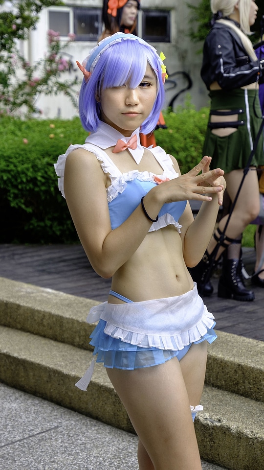 Anime cosplay Costume cute Asian Girl