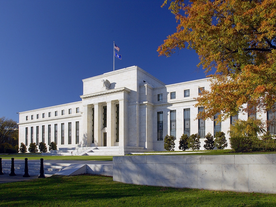 United States Federal Reserve Bank building in Washington D.C.