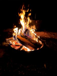 We had the only fire that night