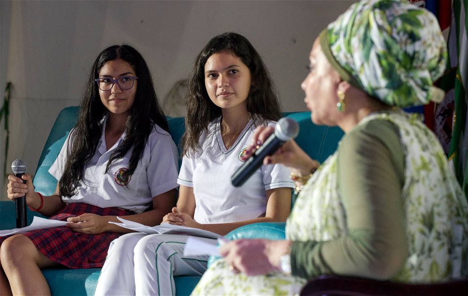 Encuentro con estudiantes del Meta