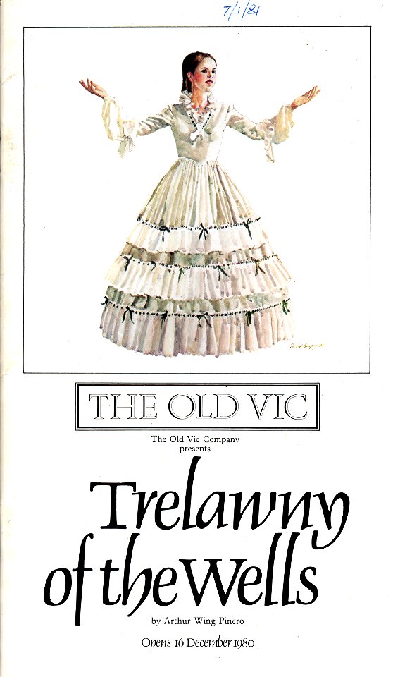 Trelawny of the Wells: Old Vic (London) Programme, January 1981