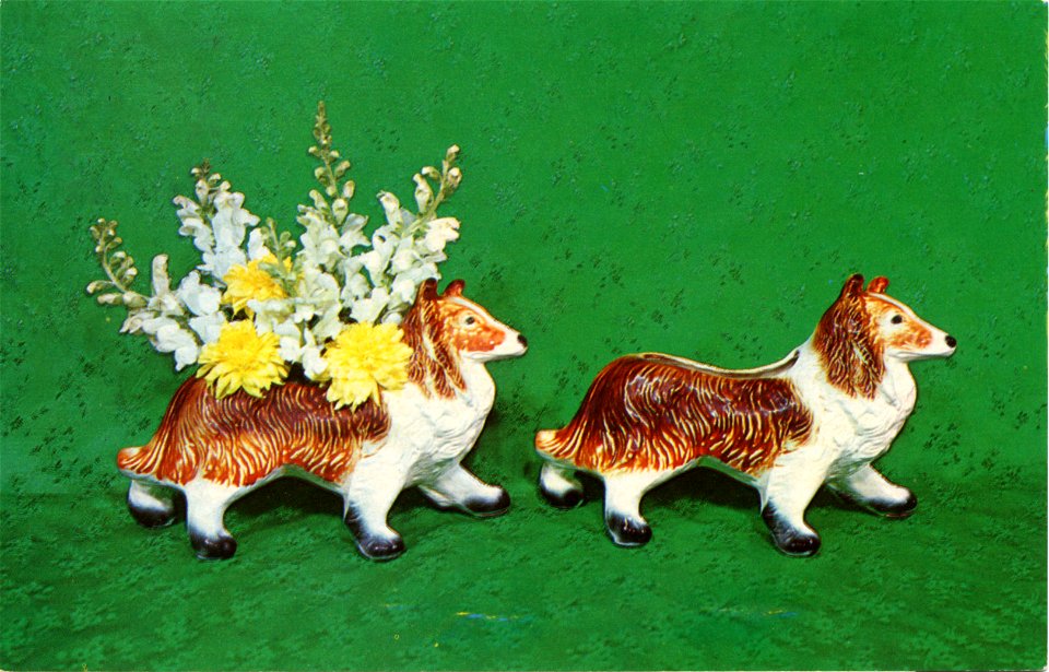 Another Of Stanford's Appealing Animal Planters, Stanfordware Animals, JohnsonFloral, Allegan, Michigan