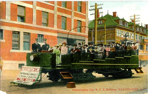 Observation Car, BC Railway, Vancouver BC