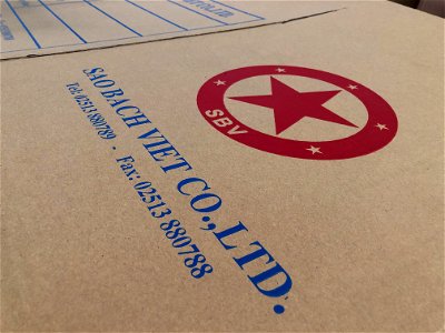 Bao bì giấy carton của Sao Bach Viet Co.,ltd