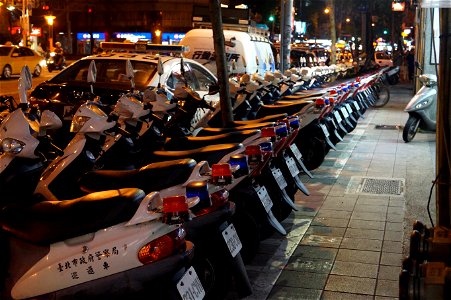 Police Scooters Taipei photo