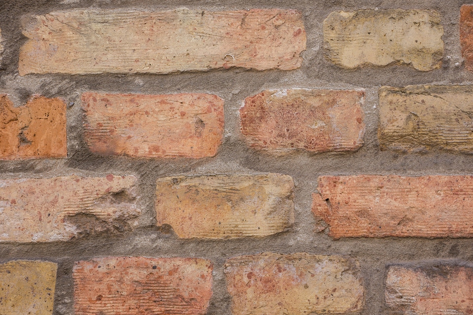 Brick brick wall natural stone