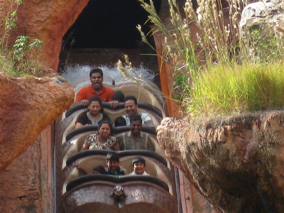 Random people on Splash Mountain 2011