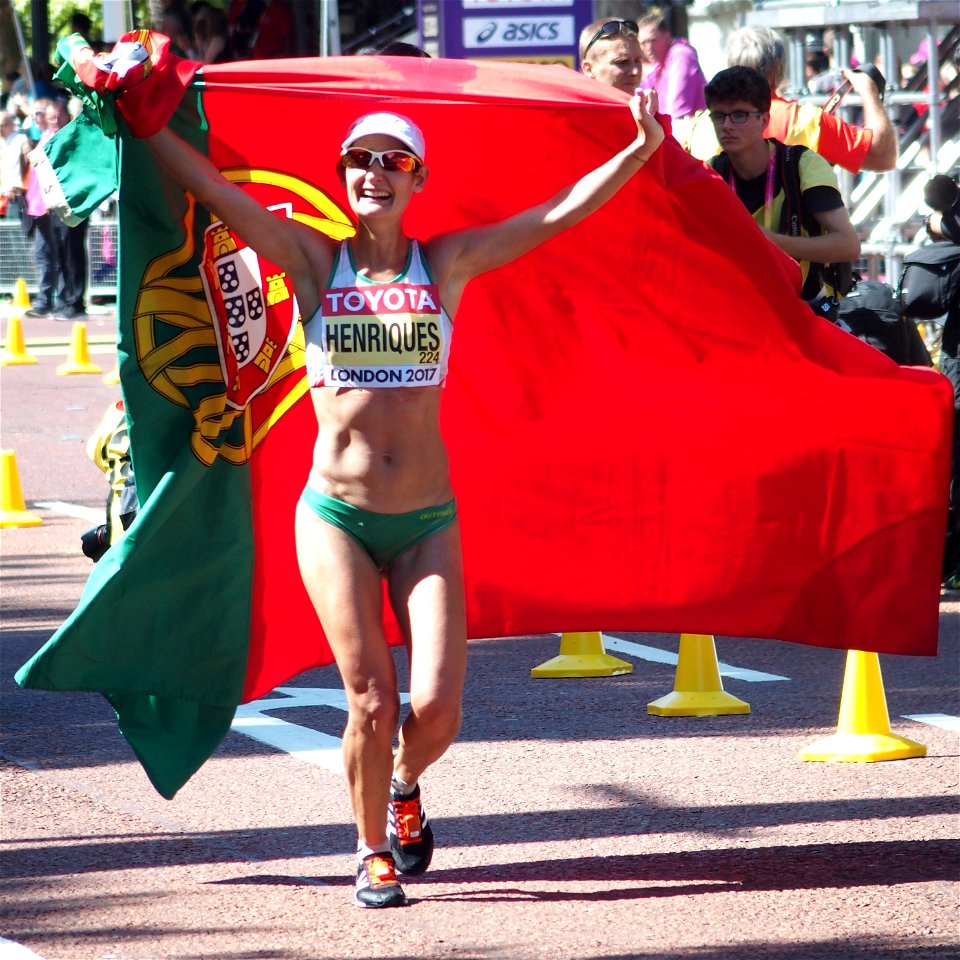 Inês Henriques, 50km marche, Portugal. Championne du monde et recordwoman du monde