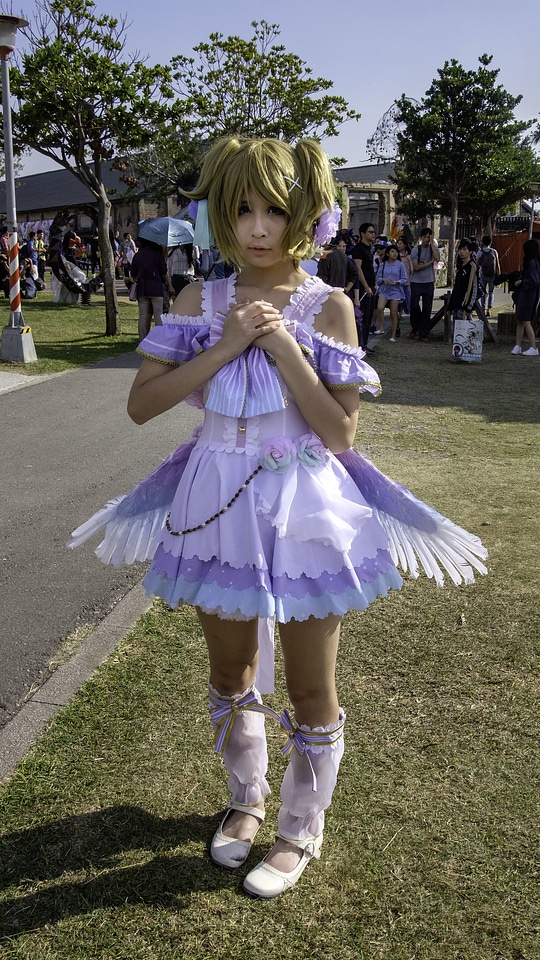 Anime cosplay Costume cute Asian Girl