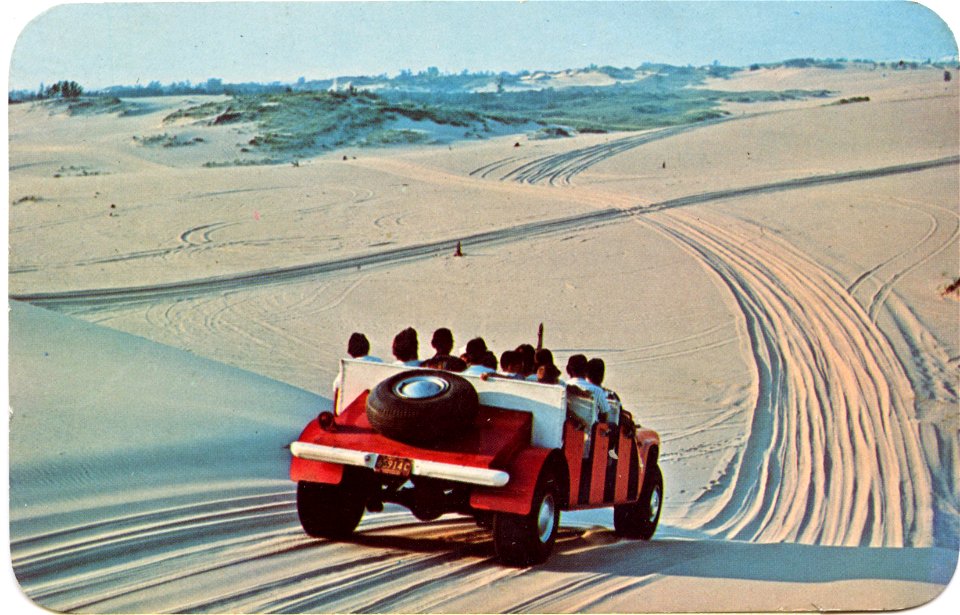 Ride Mac Wood's World Famous Dune Scooters, Shelby, Michigan
