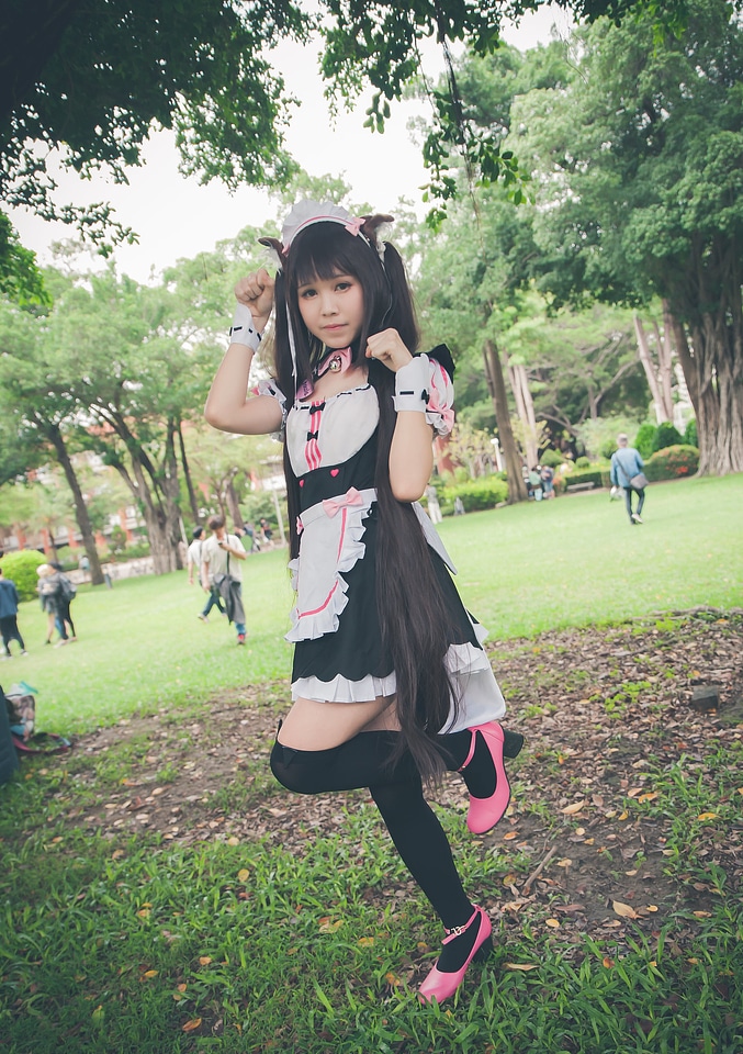 Japan anime cosplay Girl