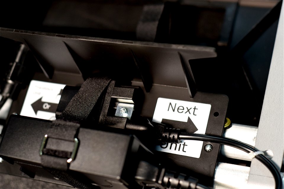 Scanner table underneath