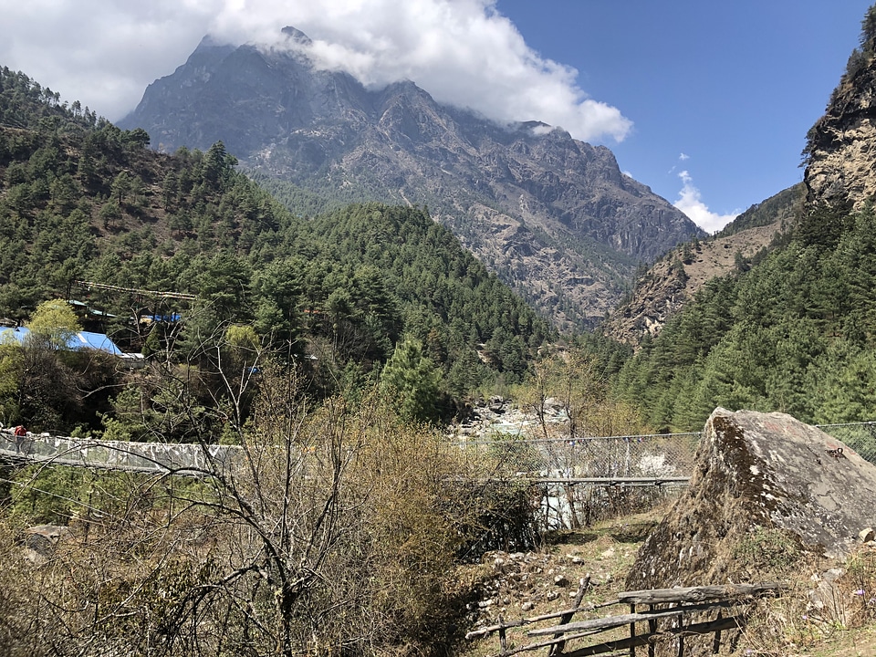 Himalayas trail on the way to Everest base camp