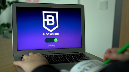Blockchain education concept, edtech photo
