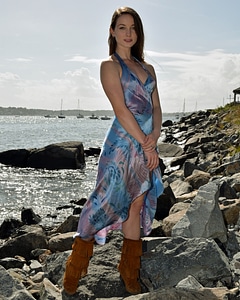 Model portrait. beautiful Caucasian woman photo