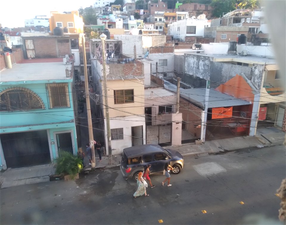 Foto de una vista aérea de la Avenida Zaragoza en Mazatlán, Sinaloa, México, 20 de Noviembre del 2021. V4
