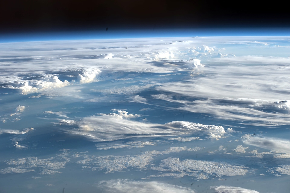 Blue sky with clouds