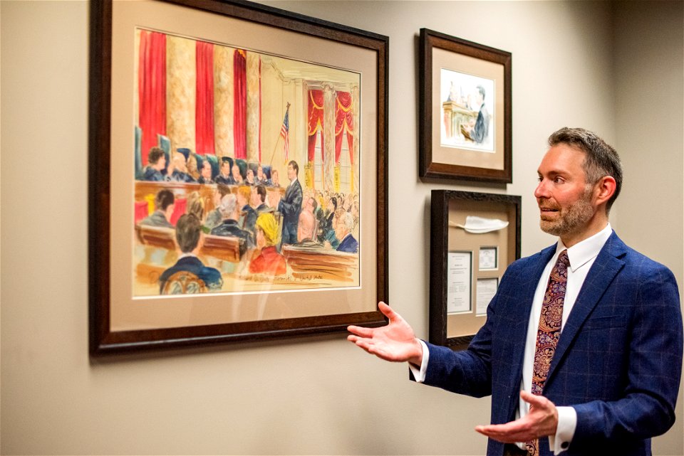 Judge Dietz sketches