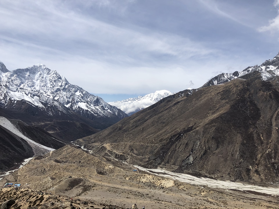 Mountain peak. Everest. National Park, Nepal