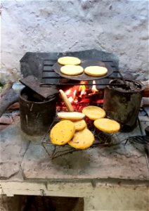 Arepas de maiz amarillo
