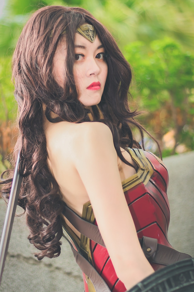cosplayers dress up as Japanese Manga characters
