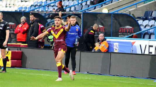 Kieran Rush Kick v Dewsbury Rams