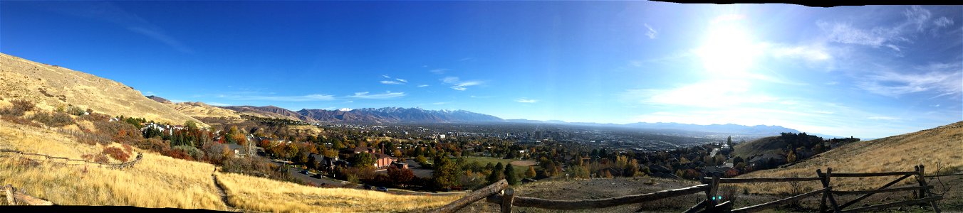 Salt Lake City from Ensign Vista