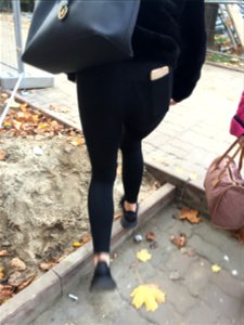 Teen candid ass photo