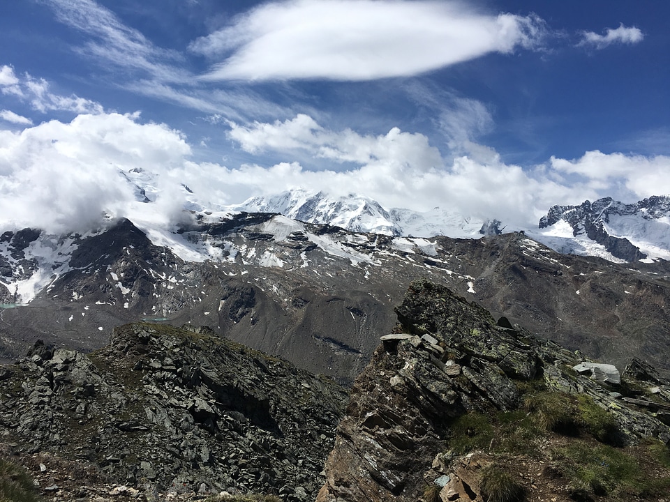 The famous Tour du Mont Blanc near Chamonix, France
