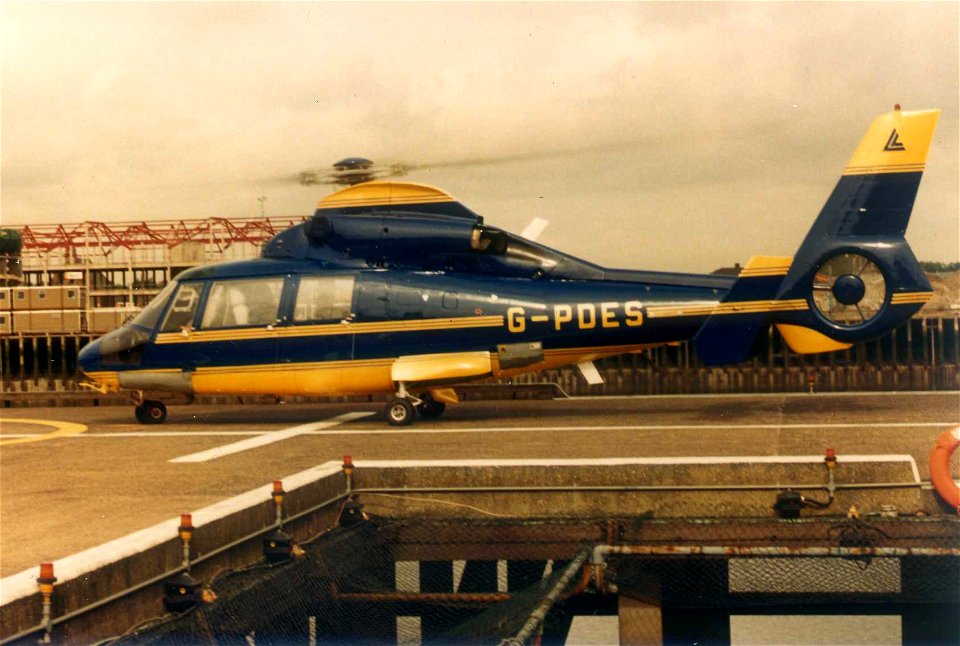 Aerospatiale SA365N Dauphin 2, c/n 6096, G-PDES Photo 1